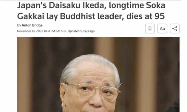 [NEWS] Official media & institutions from various foreign countries have also widely reported the passing of Dr. Daisaku Ikeda